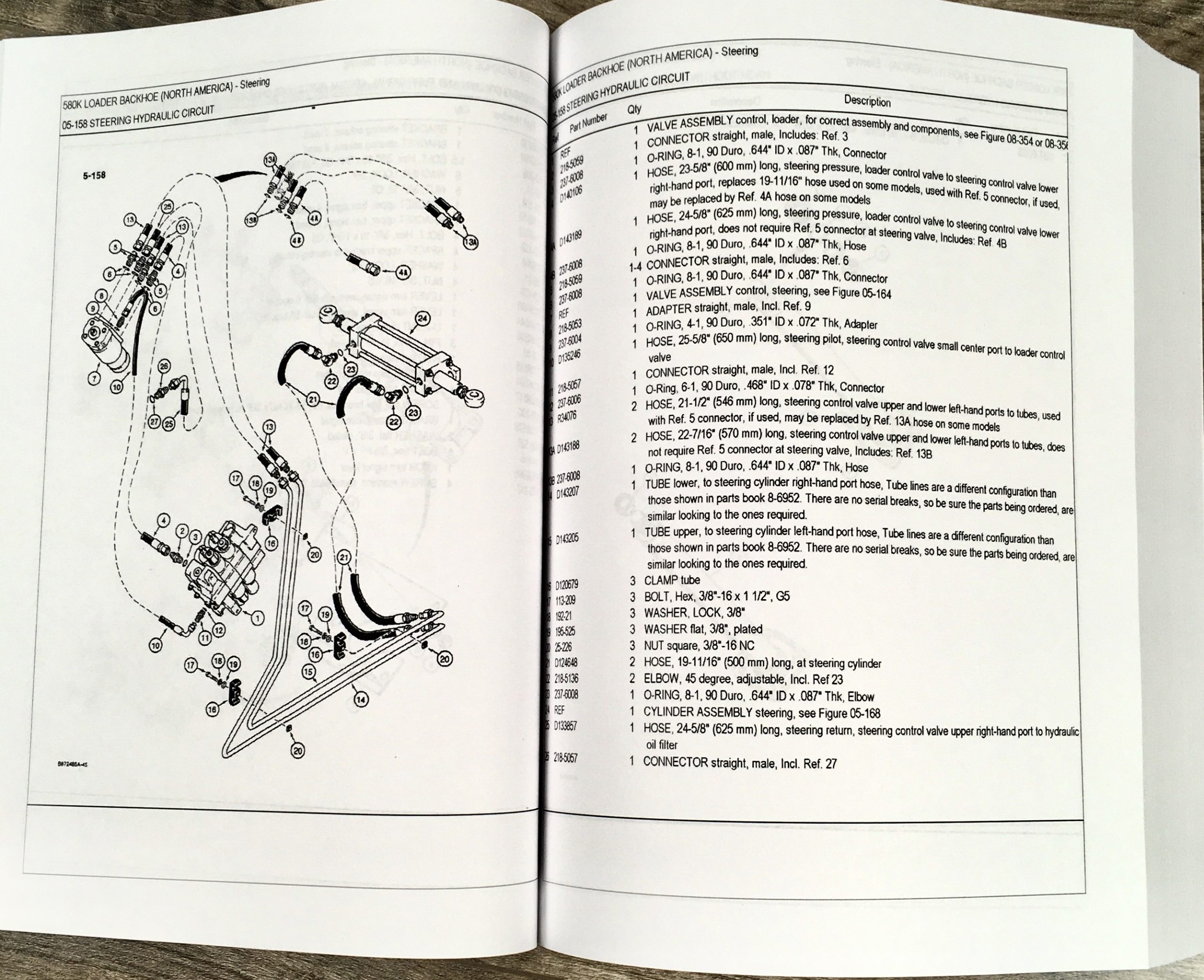 Case 580K Ck Loader Backhoe Parts Manual Catalog Book Phase One 1 I One - Image 6