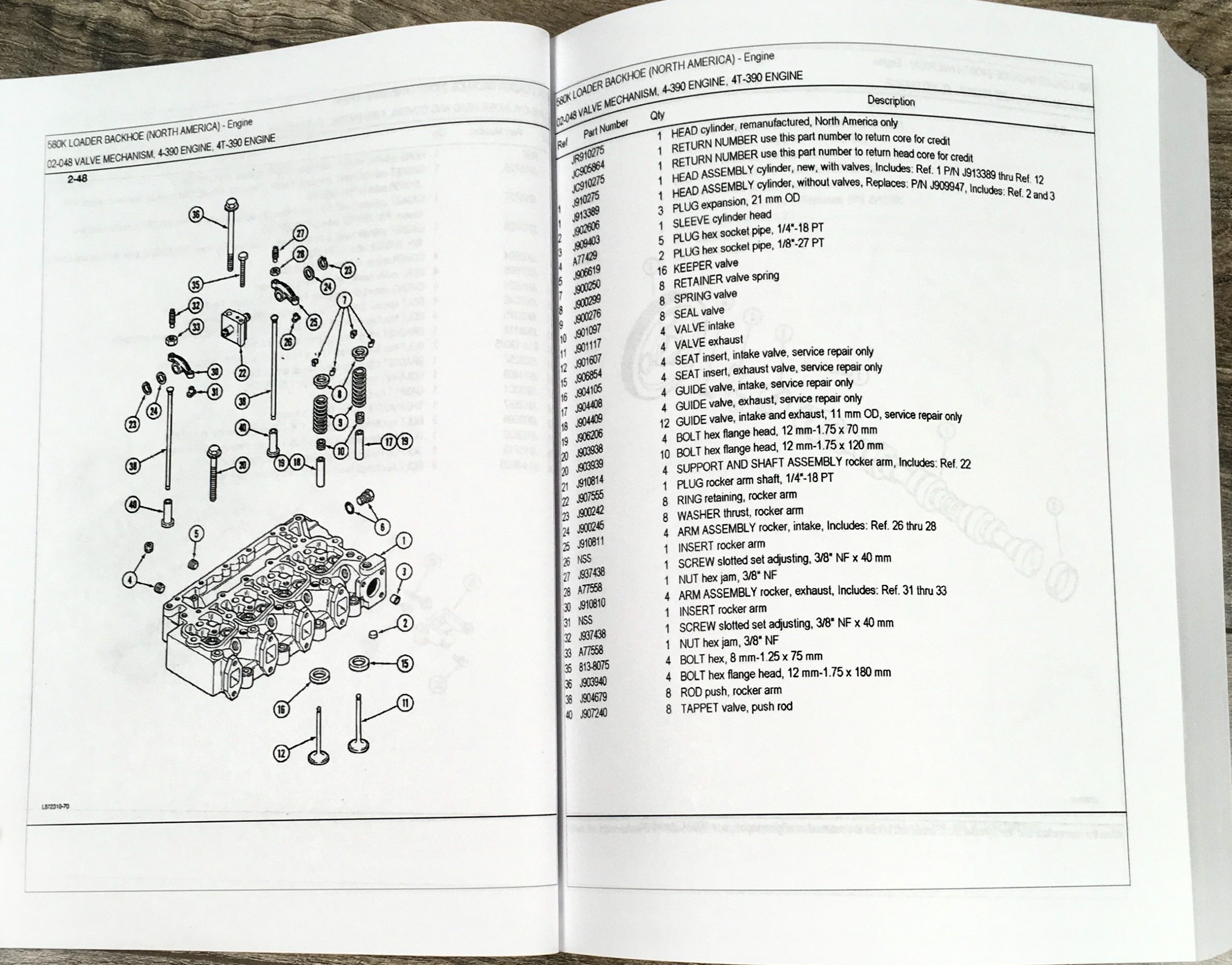 Case 580K Ck Loader Backhoe Parts Manual Catalog Book Phase One 1 I One - Image 9