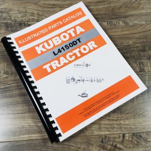 Kubota L4150Dt Tractor Parts Assembly Manual Catalog Exploded Views Numbers