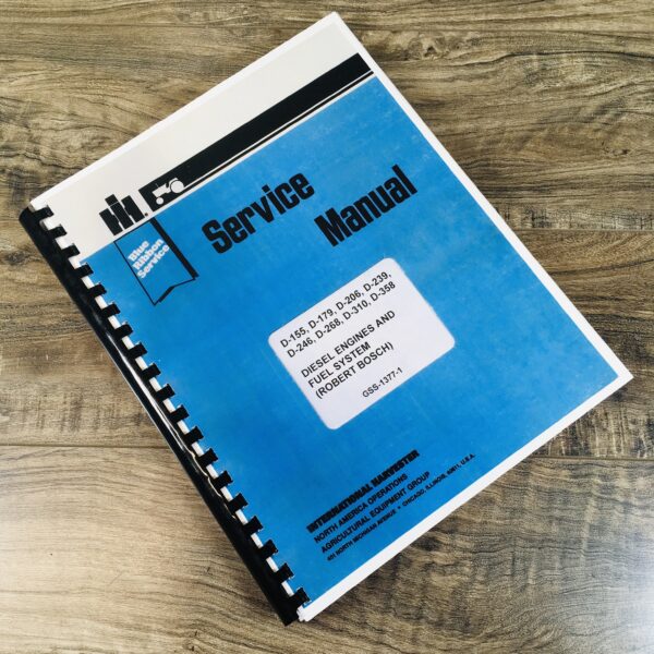 International Diesel Engines D239 D246 D268 Service Repair Shop Manual Ih Engine