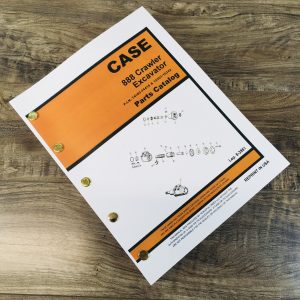 Case 888 Crawler Track Excavator Parts Manual Catalog Exploded Views 15201-15342