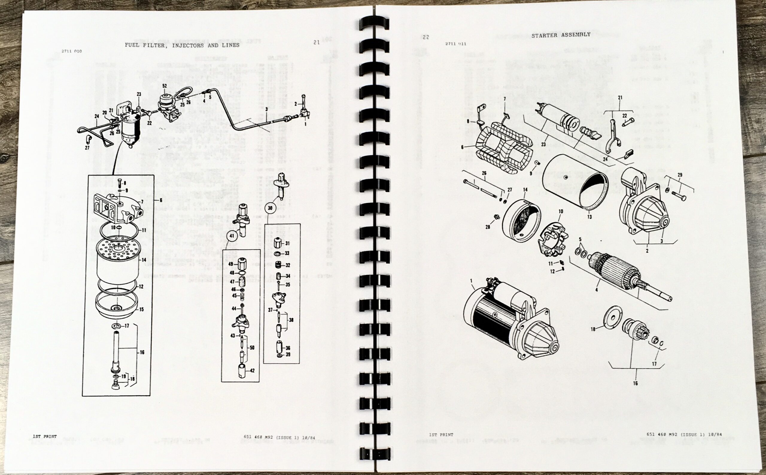 Massey Ferguson 254-4 Tractor Parts Catalog Manual Exploded Views Numbers - Image 5