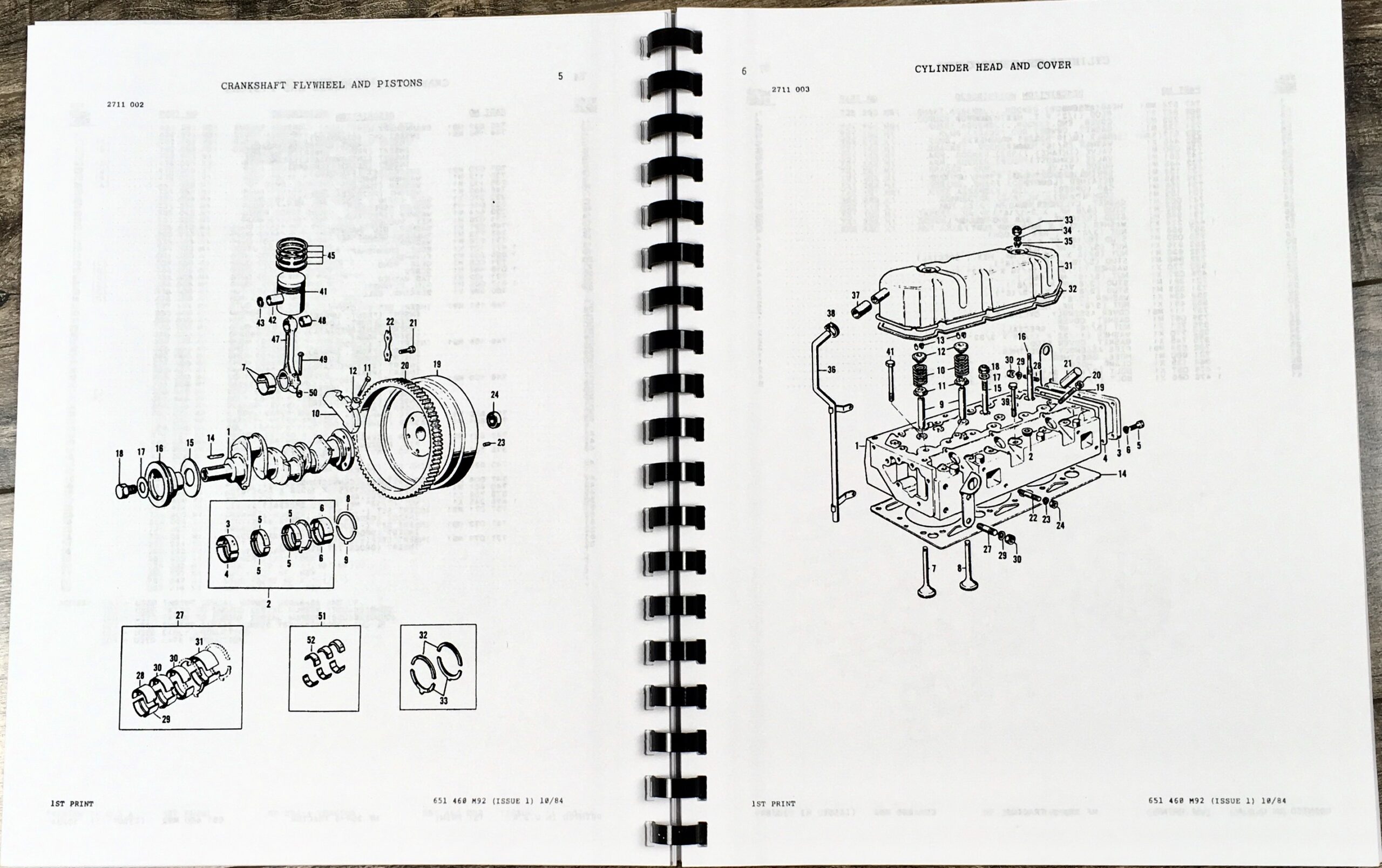 Massey Ferguson 254-4 Tractor Parts Catalog Manual Exploded Views Numbers - Image 7