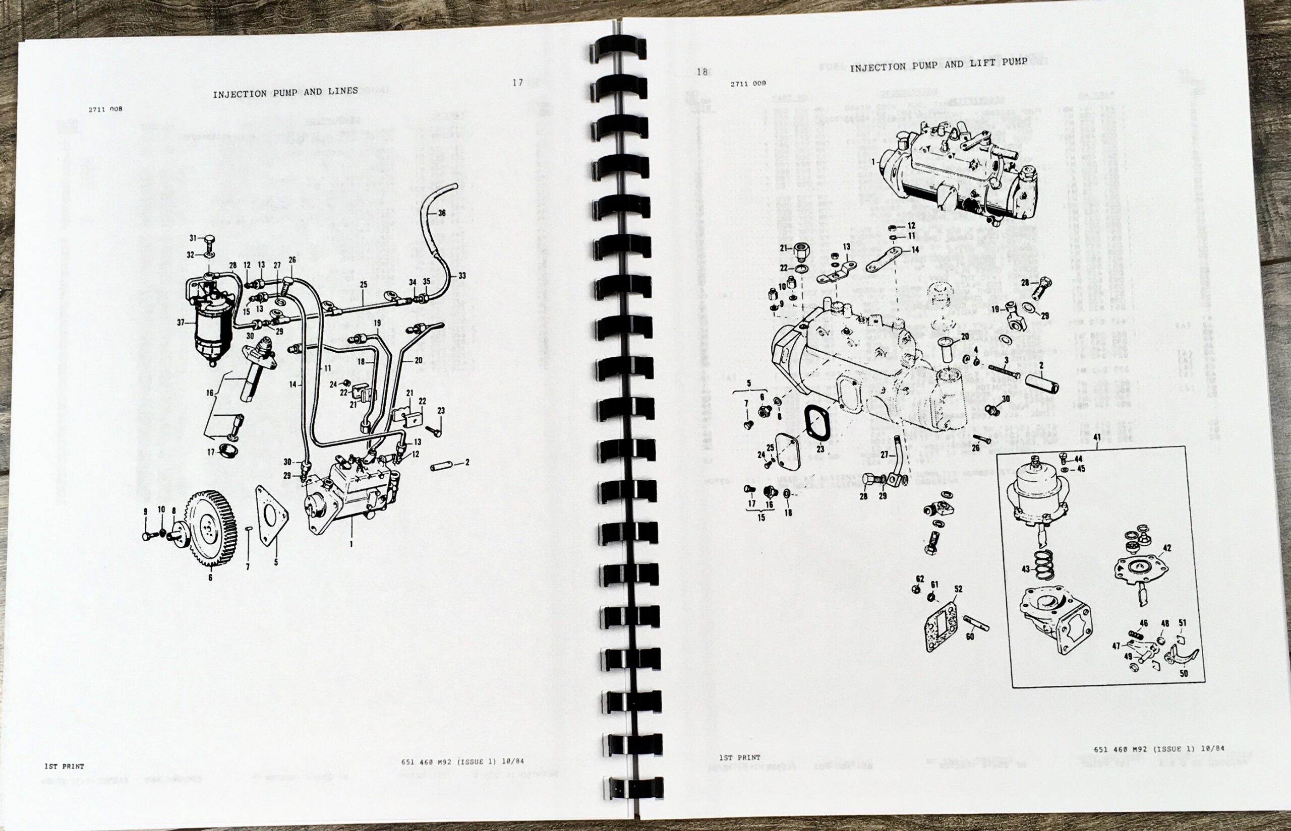 Massey Ferguson 254-4 Tractor Parts Catalog Manual Exploded Views Numbers - Image 8