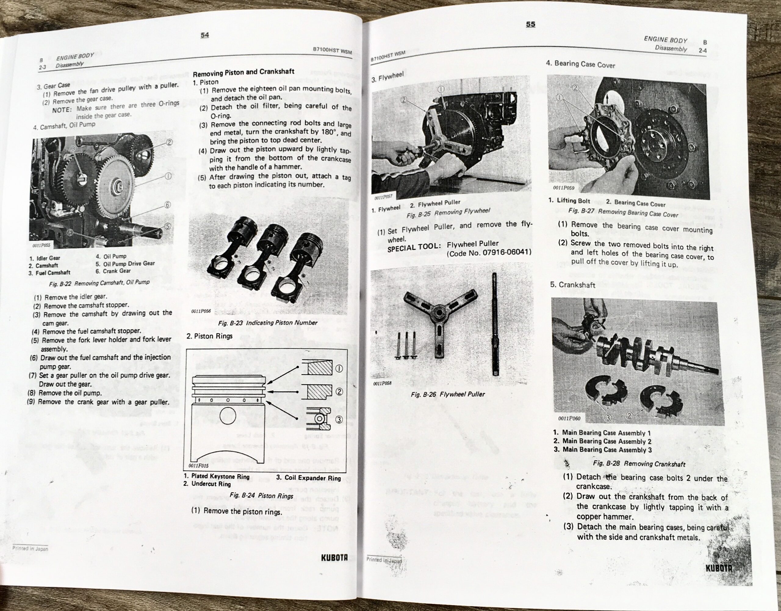 Kubota B6100Hst B7100Hst Tractor Service Repair Manual Technical Shop Book - Image 9