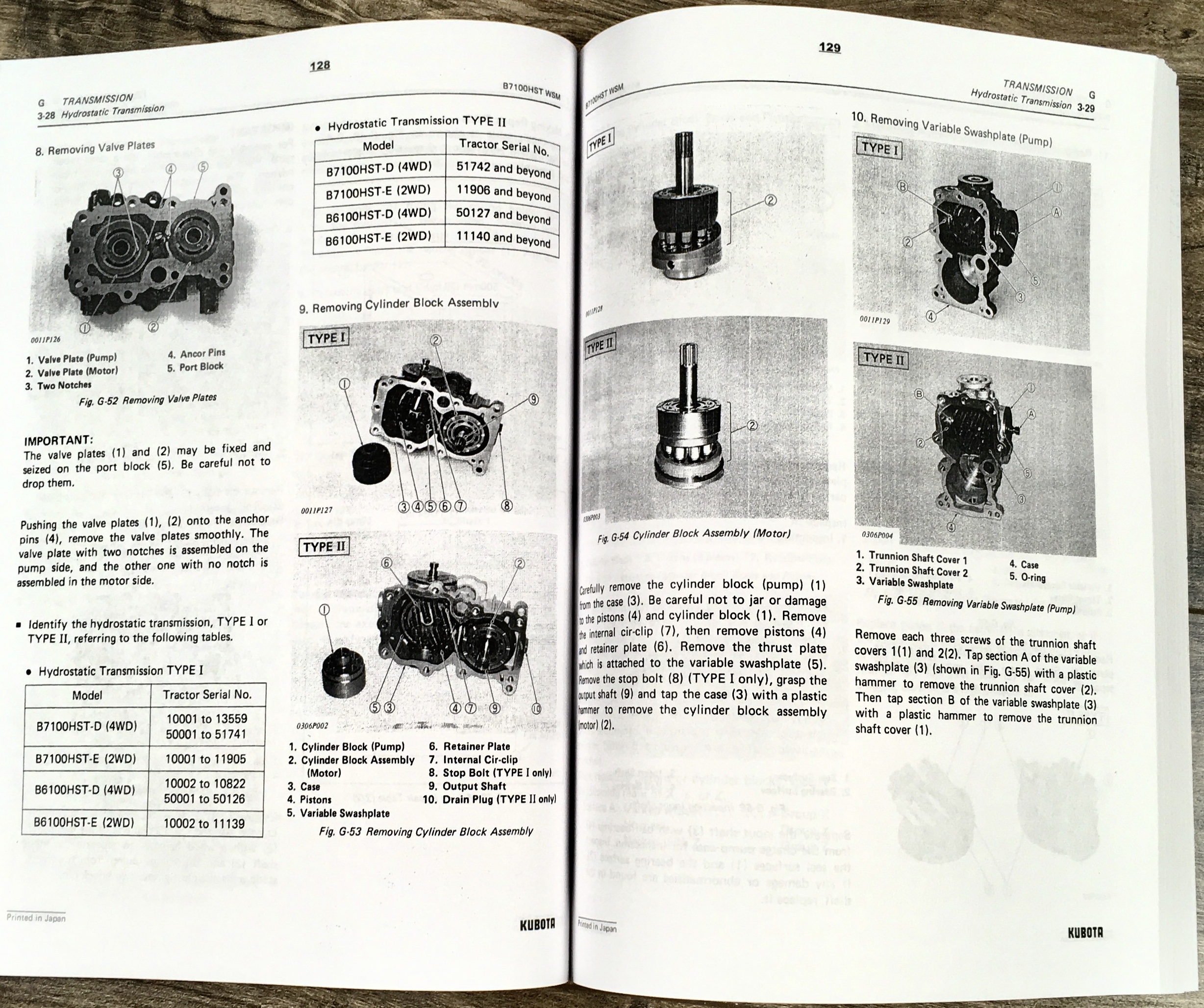 Kubota B6100Hst B7100Hst Tractor Service Repair Manual Technical Shop Book - Image 10