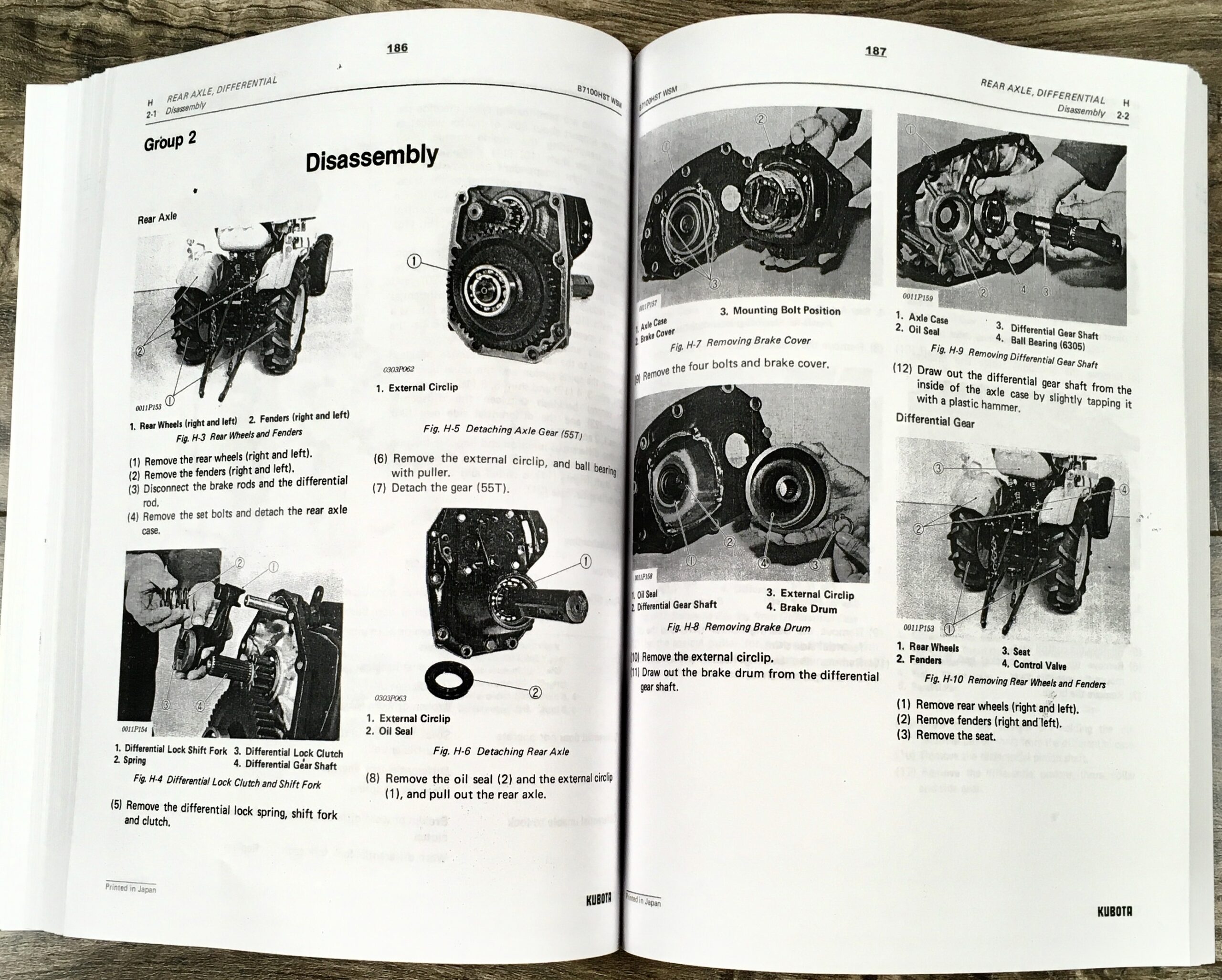 Kubota B6100Hst B7100Hst Tractor Service Repair Manual Technical Shop Book - Image 11