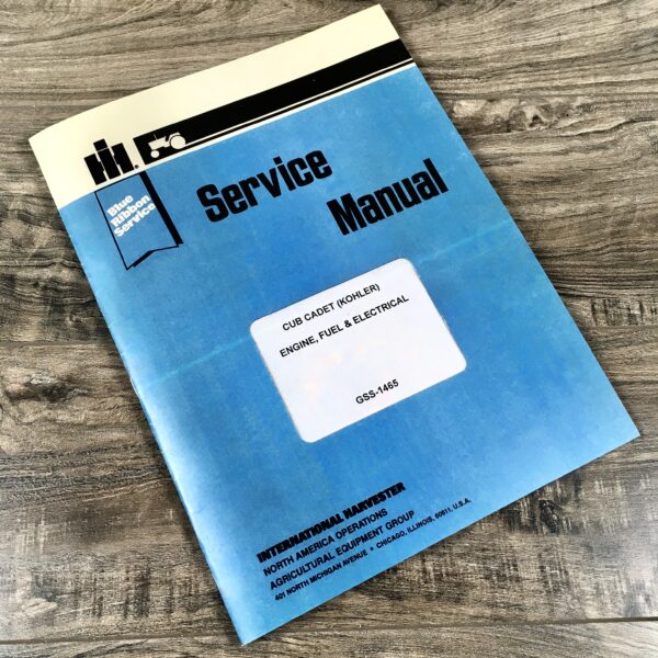 Lot International Cub Cadet 1000 Service And Operator Manuals Owners Repair Ihc - Image 16