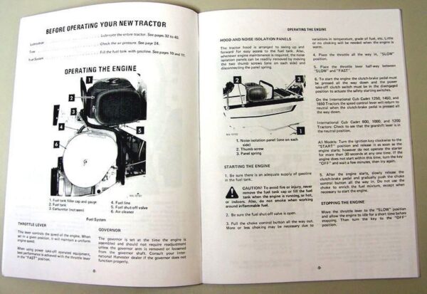 Lot International Cub Cadet 1000 Service And Operator Manuals Owners Repair Ihc - Image 8