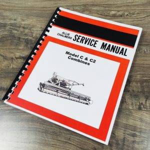 Allis Chalmers C C2 Cii Combines Diesel Service Shop Repair Manual