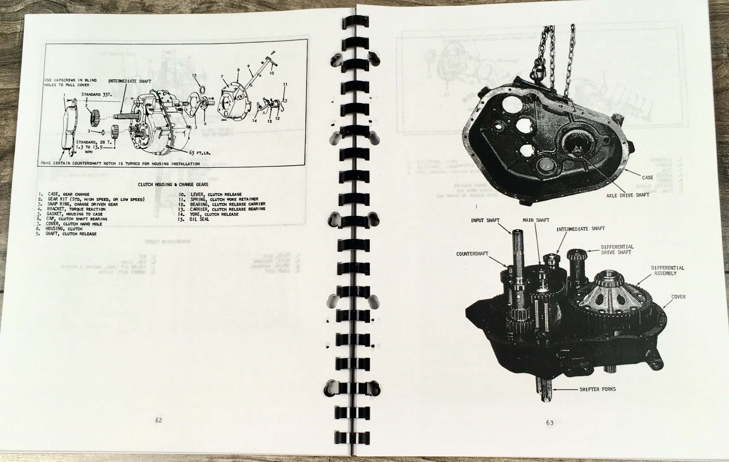Allis Chalmers C C2 Cii Combines Diesel Service Shop Repair Manual - Image 3