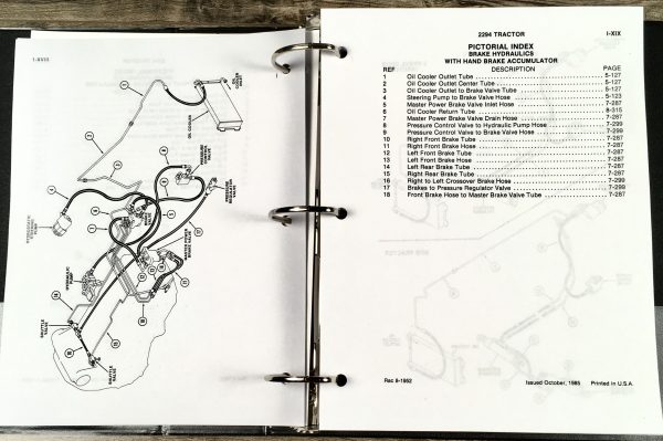 Case 2294 Tractor Parts Manual Catalog Assembly Exploded Views Numbers ...