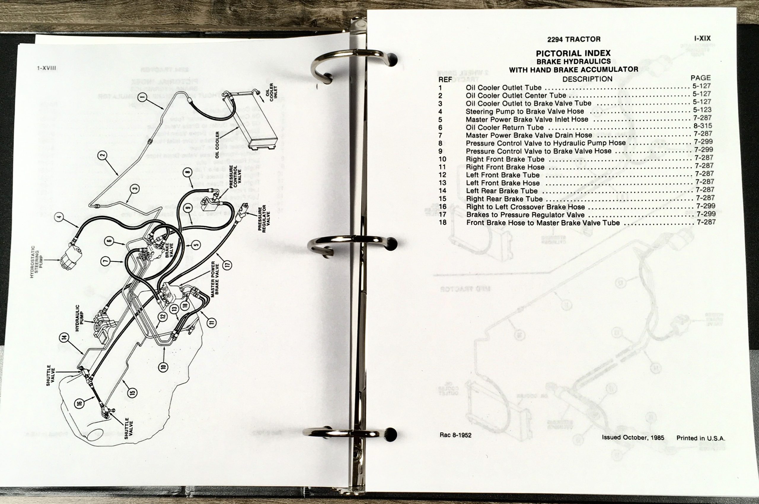 Case 2294 Tractor Parts Manual Catalog Assembly Exploded Views Numbers Schematic - Image 4