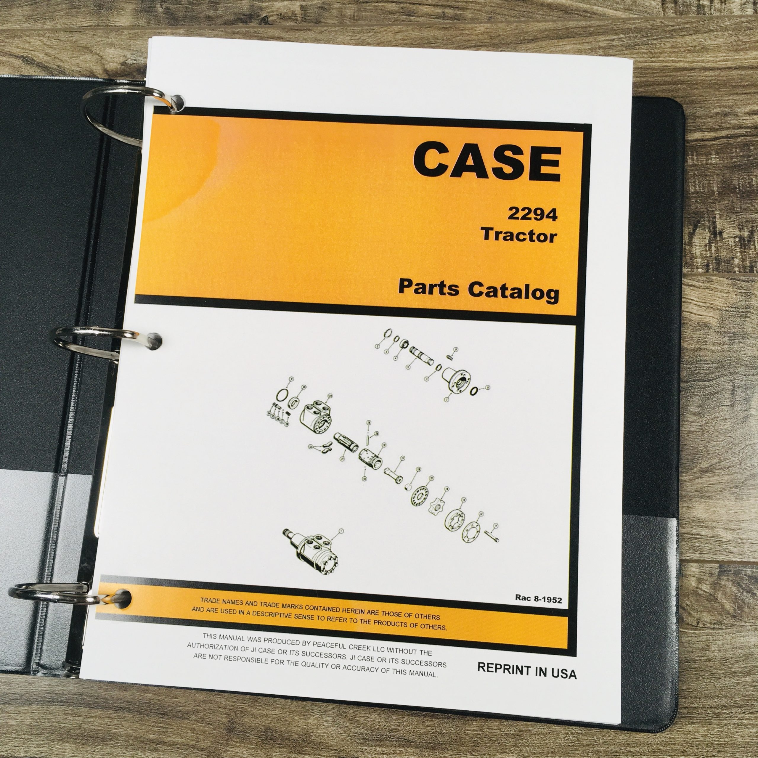 Case 2294 Tractor Parts Manual Catalog Assembly Exploded Views Numbers Schematic - Image 2
