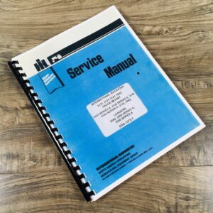 International 3142 3142A Series A Backhoe Service Repair Shop Manual Technical