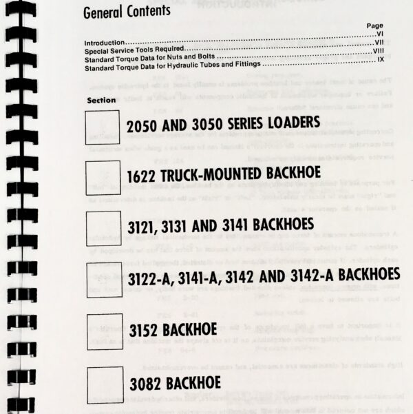 International 3142 3142A Series A Backhoe Service Repair Shop Manual Technical - Image 2