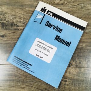 International Farmall Hydro 70 Tractor Gas Engine Service Repair Manual Lpg Lp