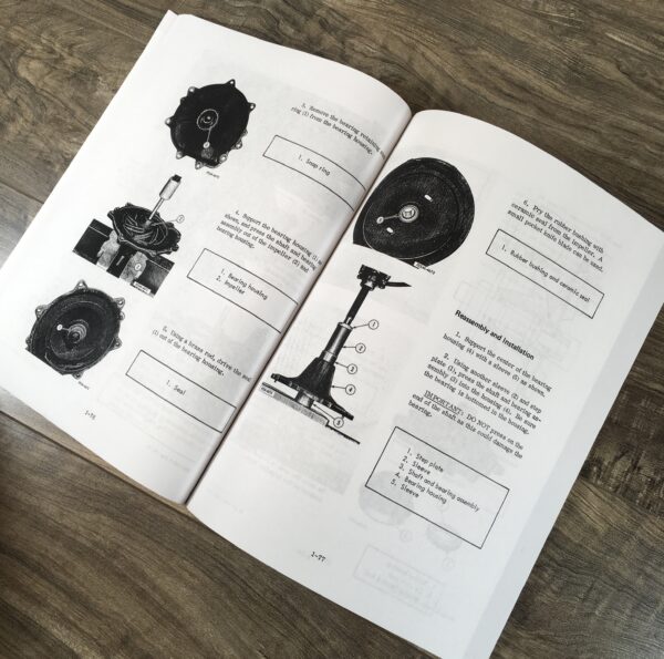 International 1480 and 1480 Rice Combine Diesel Engine Service Repair Shop Manual - Image 4