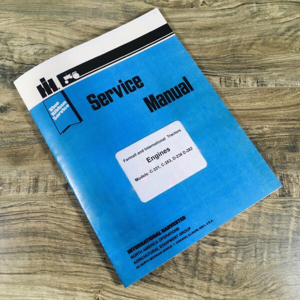Ih International 101 151 181 403 503 615 Combine Engine Service Repair Manual