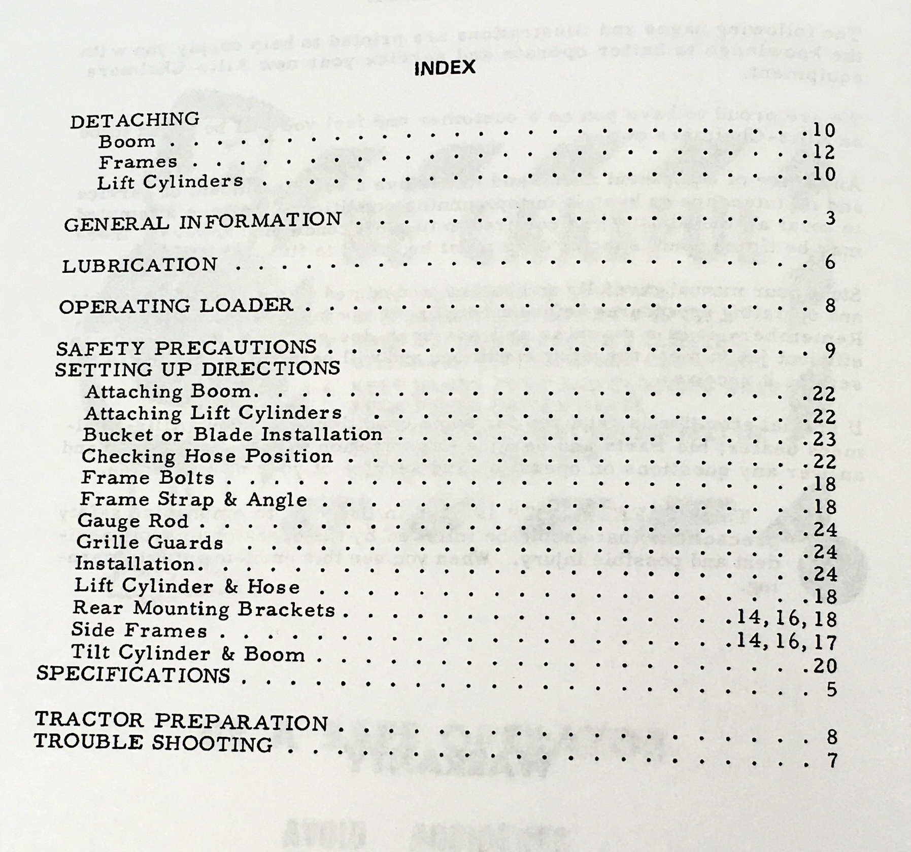 Allis Chalmers 500 Series Farm Loaders Operators Owners Manual Fits 170 180 190 Tractors - Image 2