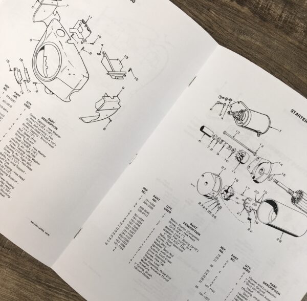 Onan N52M-Ga019.9 Series Industrial Engines Parts Catalog List Exploded Parts - Image 4