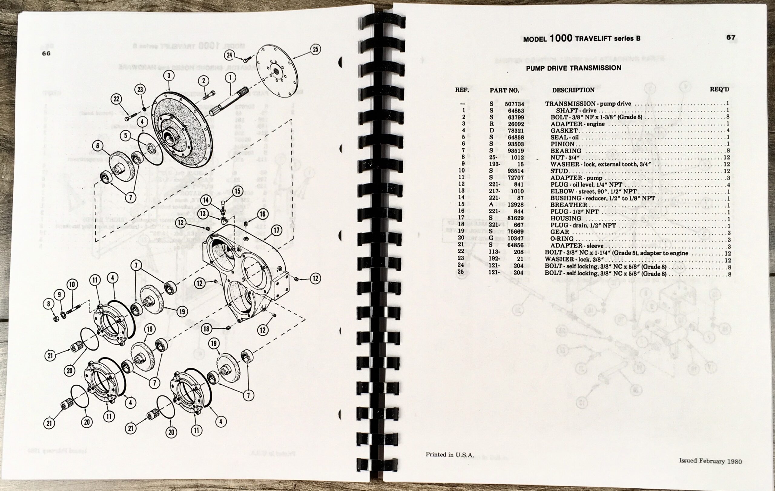 Case Drott 1000 Series B Travelift Parts Manual Catalog Pin 6210736 And Up - Image 6