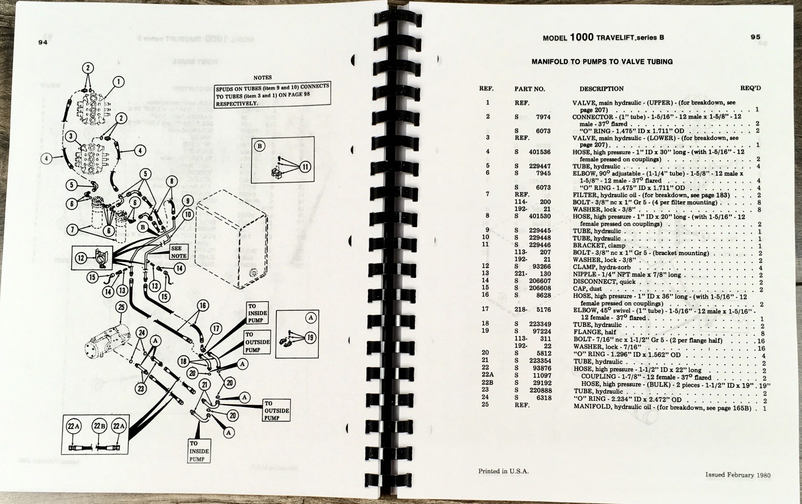 Case Drott 1000 Series B Travelift Parts Manual Catalog Pin 6210736 And Up - Image 7