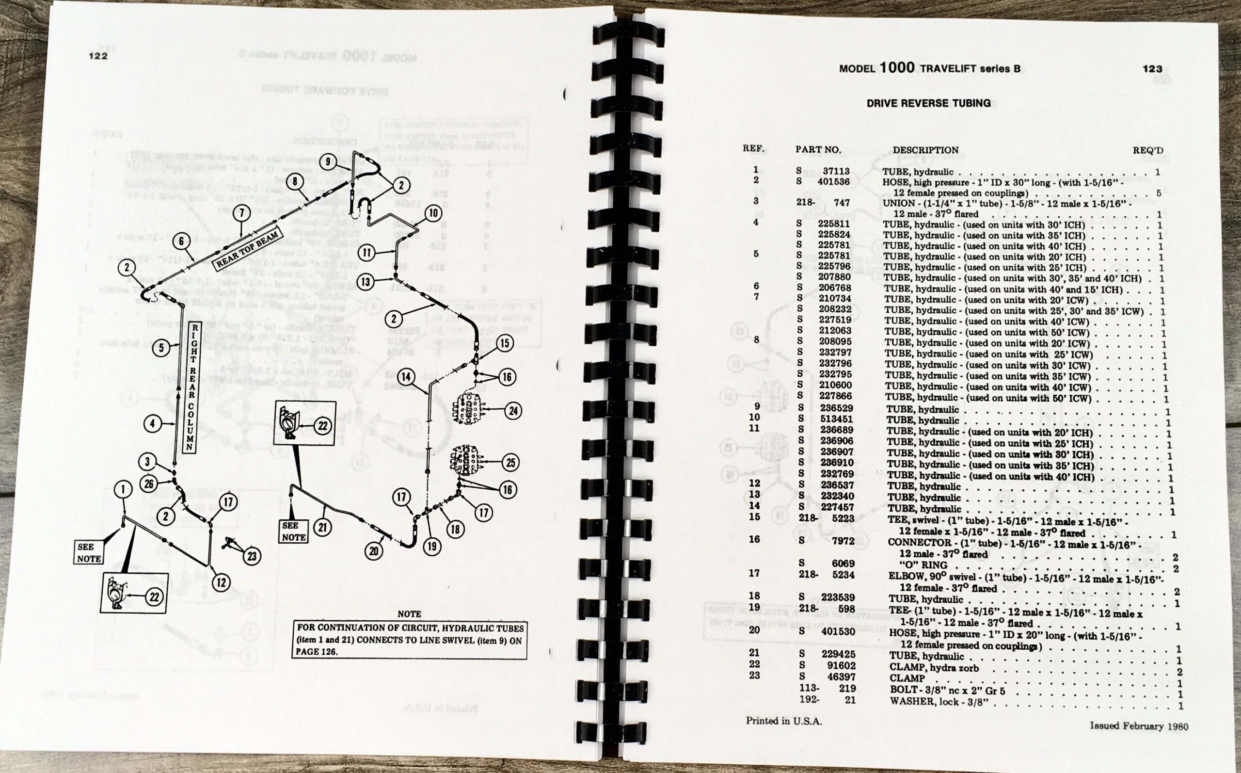 Case Drott 1000 Series B Travelift Parts Manual Catalog Pin 6210736 And Up - Image 8