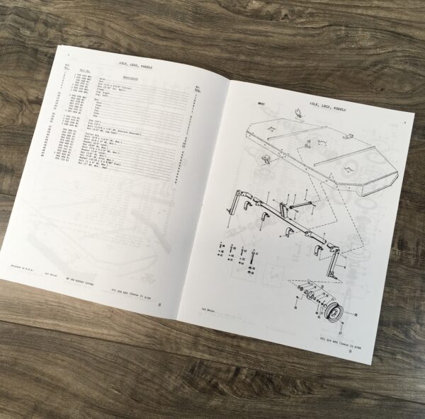 Massey Ferguson Mf 164 Rotary Cutter Parts Book Manual Catalog Brush Mower - Image 3
