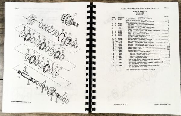 Case 580Ck 580 Ck Tractor For Loader Backhoe Parts Manual Catalog - Image 6