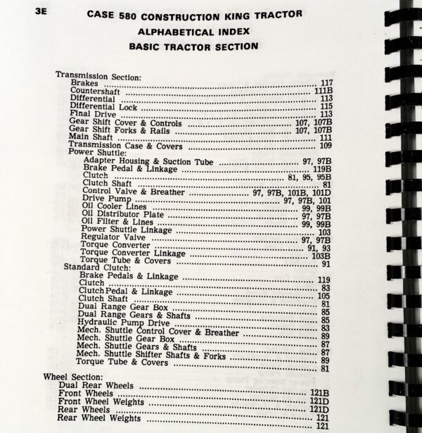 Case 580Ck 580 Ck Tractor For Loader Backhoe Parts Manual Catalog - Image 4