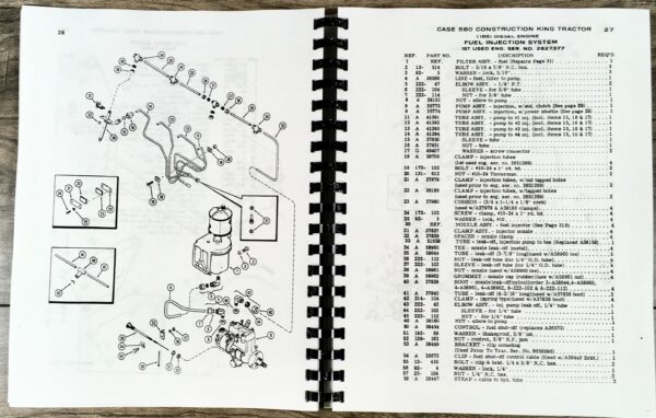 Case 580Ck 580 Ck Tractor For Loader Backhoe Parts Manual Catalog - Image 9