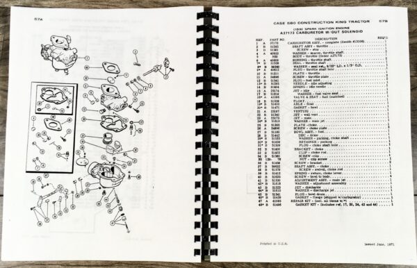 Case 580Ck 580 Ck Tractor For Loader Backhoe Parts Manual Catalog - Image 10