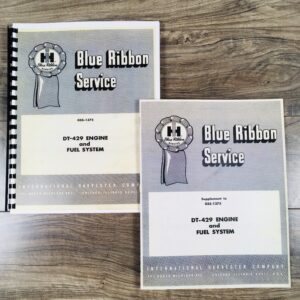 International 4100 4156 Tractor Dt-429 Diesel Engine Service Manual Overhaul