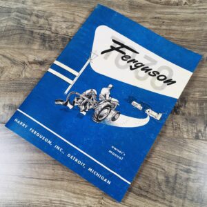 Ferguson To-30 Tractor Owners Operators Manual Book 1951 1952 1953 1954 Massey