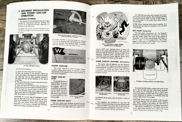 Harry Massey Ferguson To-30 Tractor Service Repair Parts Operators Manual Set - Image 14