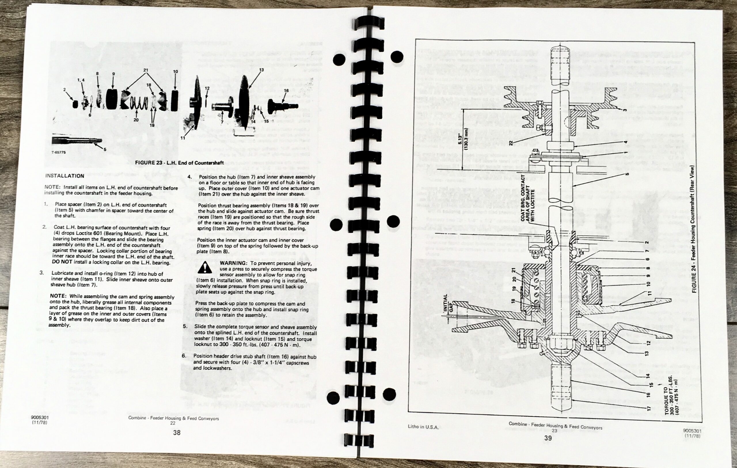 Allis Chalmers N6 Combine Service Repair Manual Technical Shop Book - Image 8