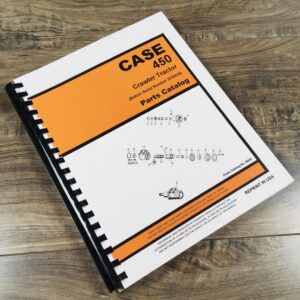 J I Case 450 Crawler Tractor Loader Dozer Parts Catalog Manual S/N 3038436-Down