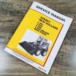 Ford New Holland L553 L554 L555 Skid Steer Loader Service Repair Manual Chassis