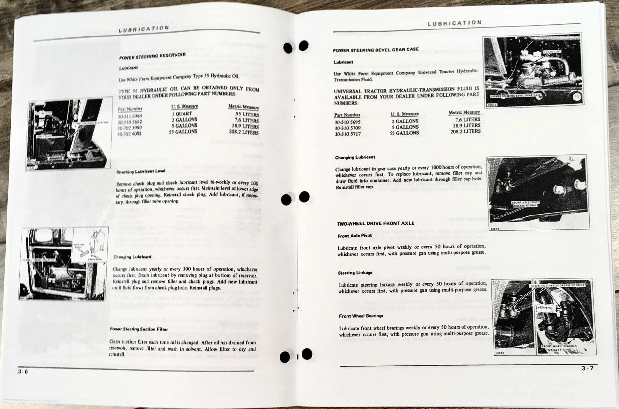 White 2-45 Field Boss Operators Owners Manual Diesel Maintenance Adjustment Lube - Image 3
