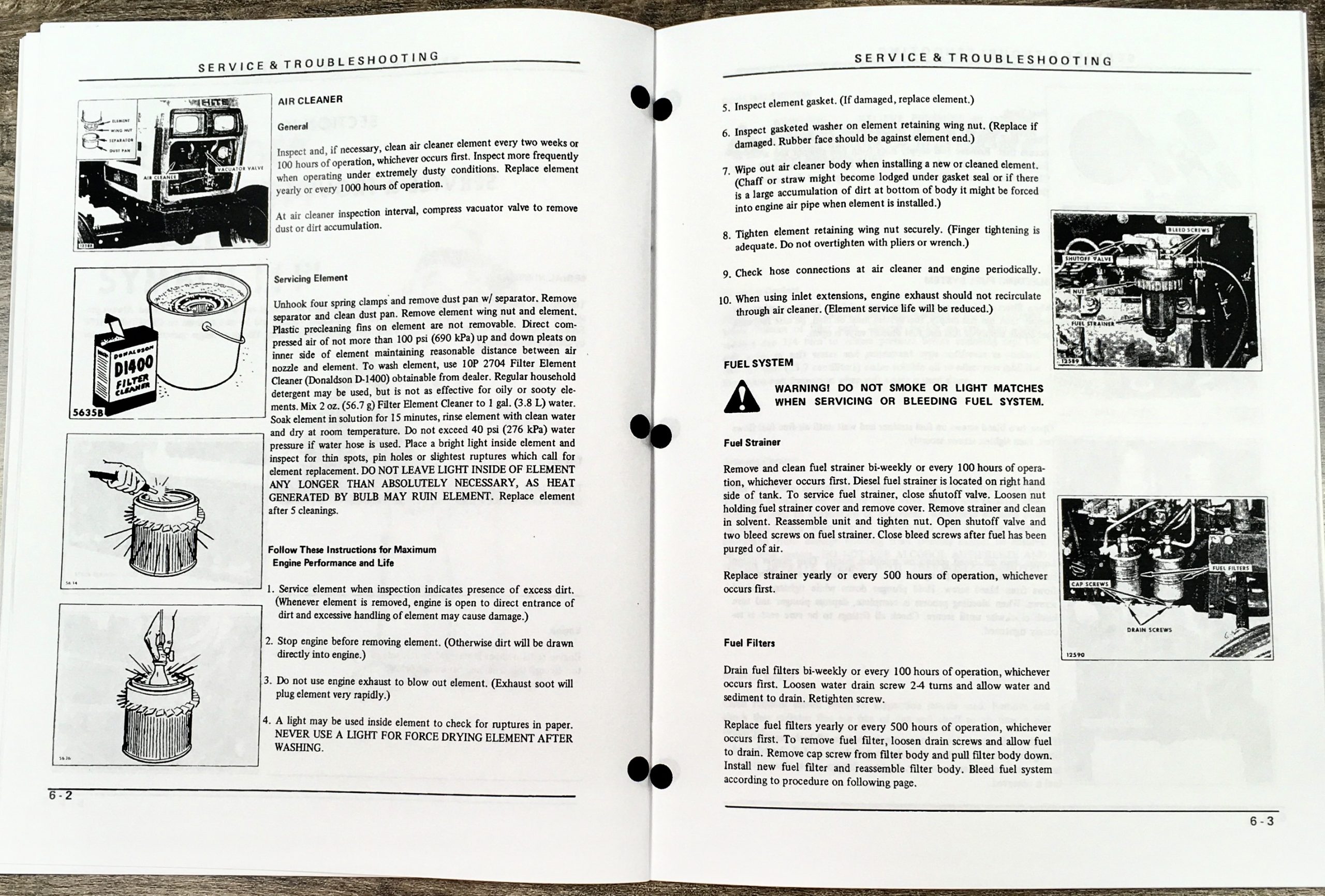 White 2-45 Field Boss Operators Owners Manual Diesel Maintenance Adjustment Lube - Image 6
