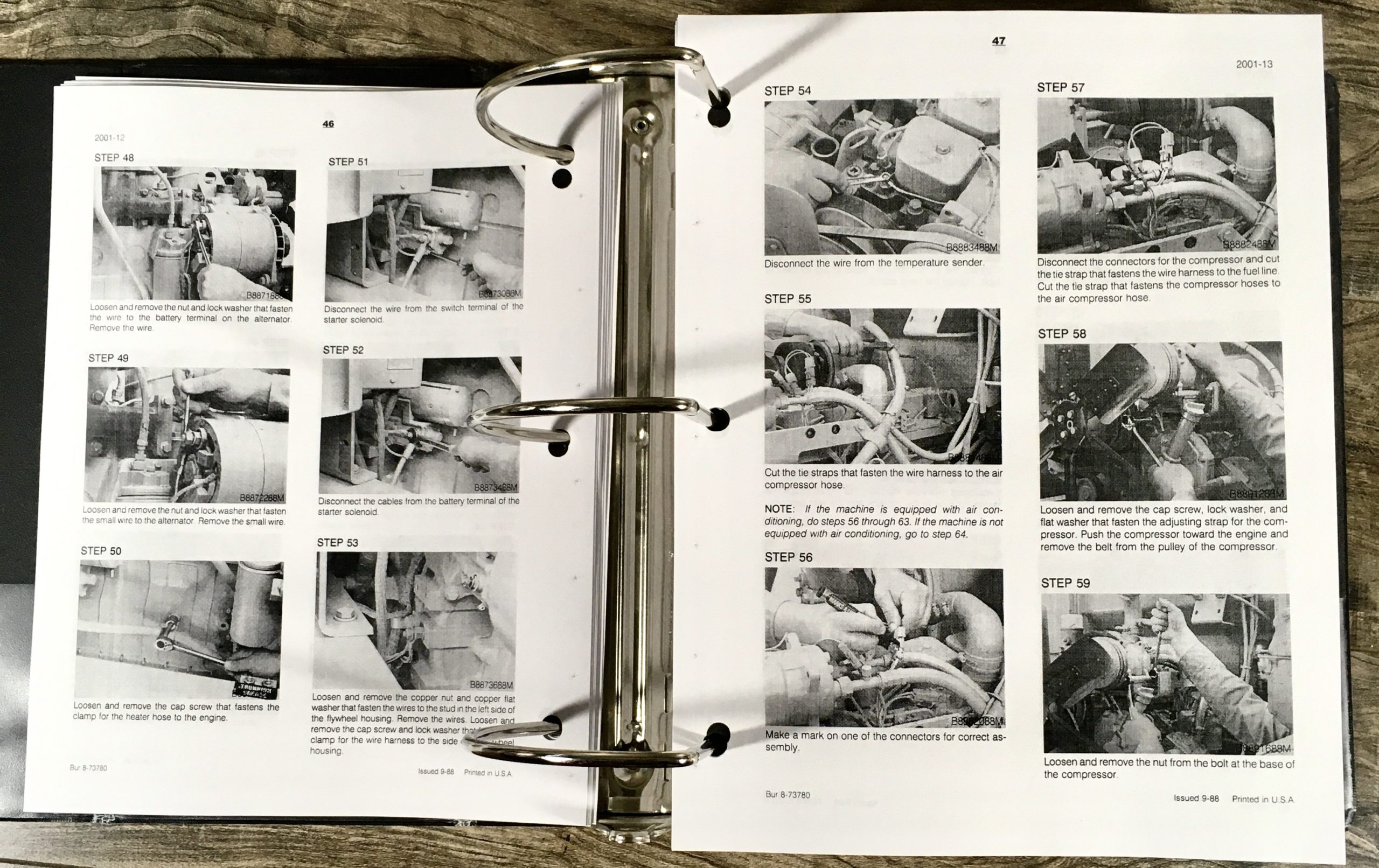 Case 621 Wheel Loader Service Parts Catalog Manuals Set Prior to JAK0021700 - Image 12