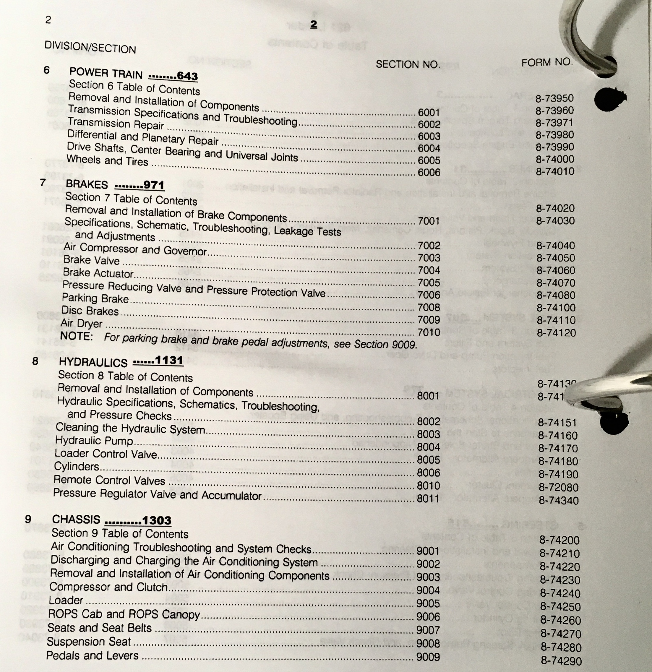 Case 621 Wheel Loader Service Parts Catalog Manuals Set Prior to JAK0021700 - Image 3