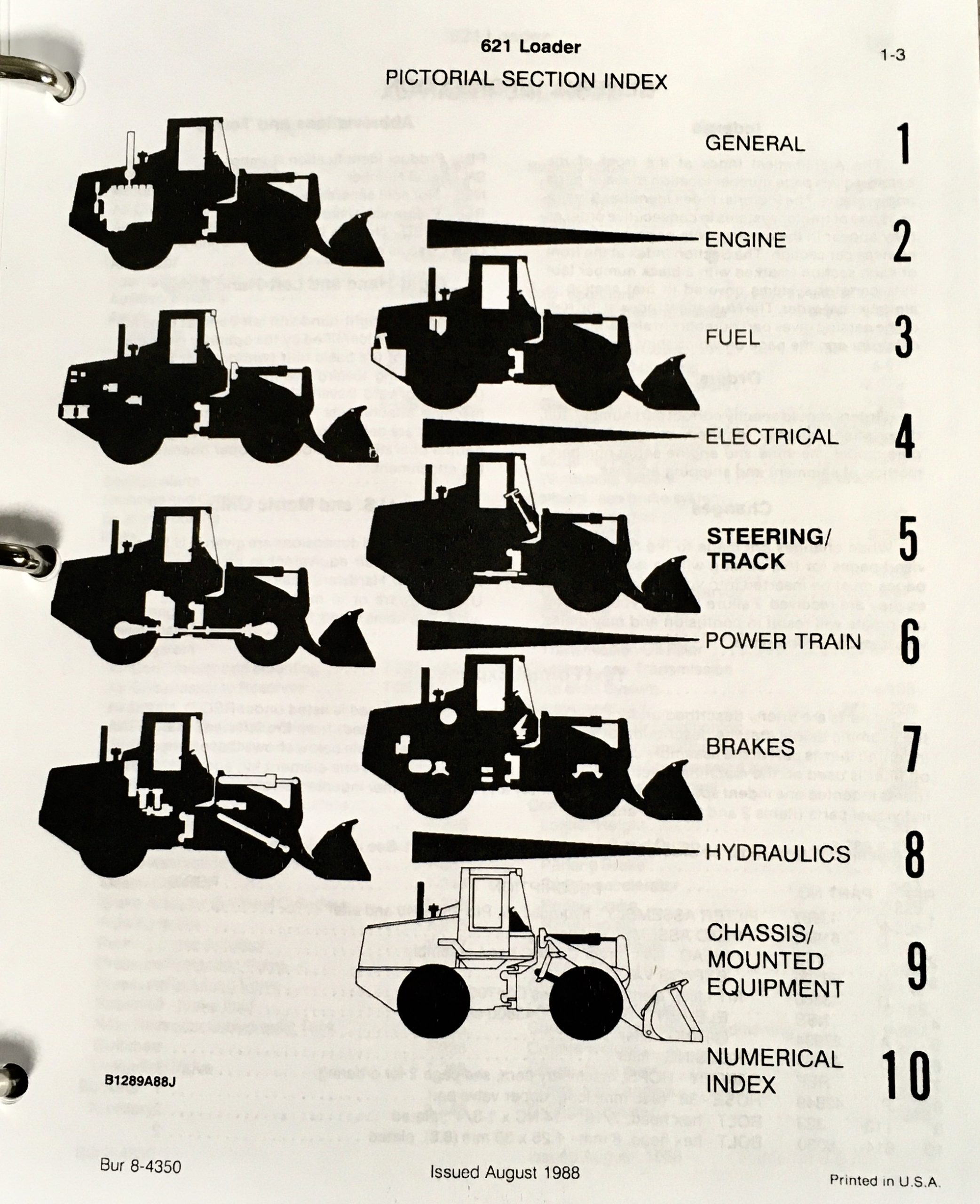 Case 621 Wheel Loader Service Parts Catalog Manuals Set Prior to JAK0021700 - Image 14