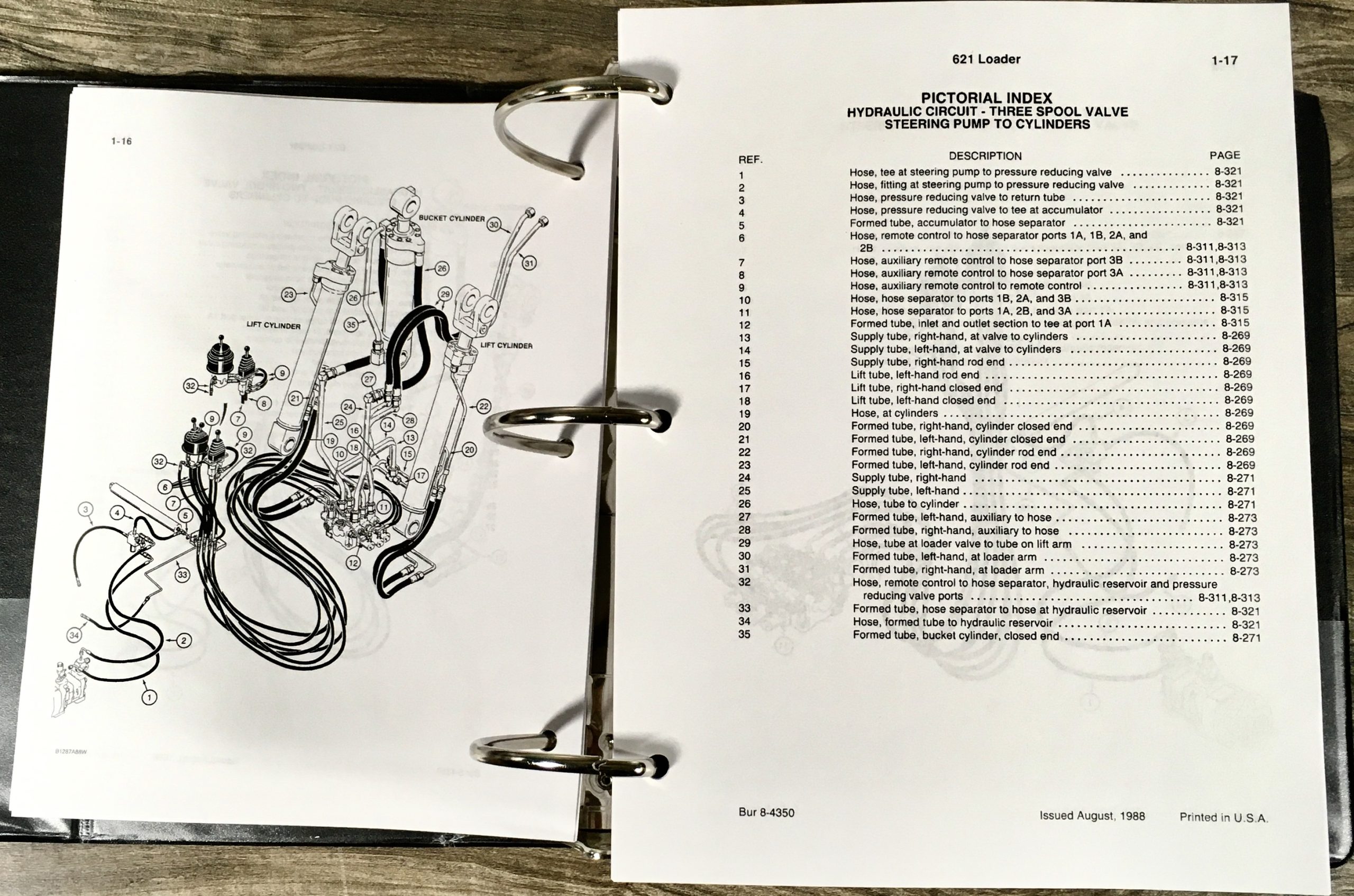Case 621 Wheel Loader Service Parts Catalog Manuals Set Prior to JAK0021700 - Image 15