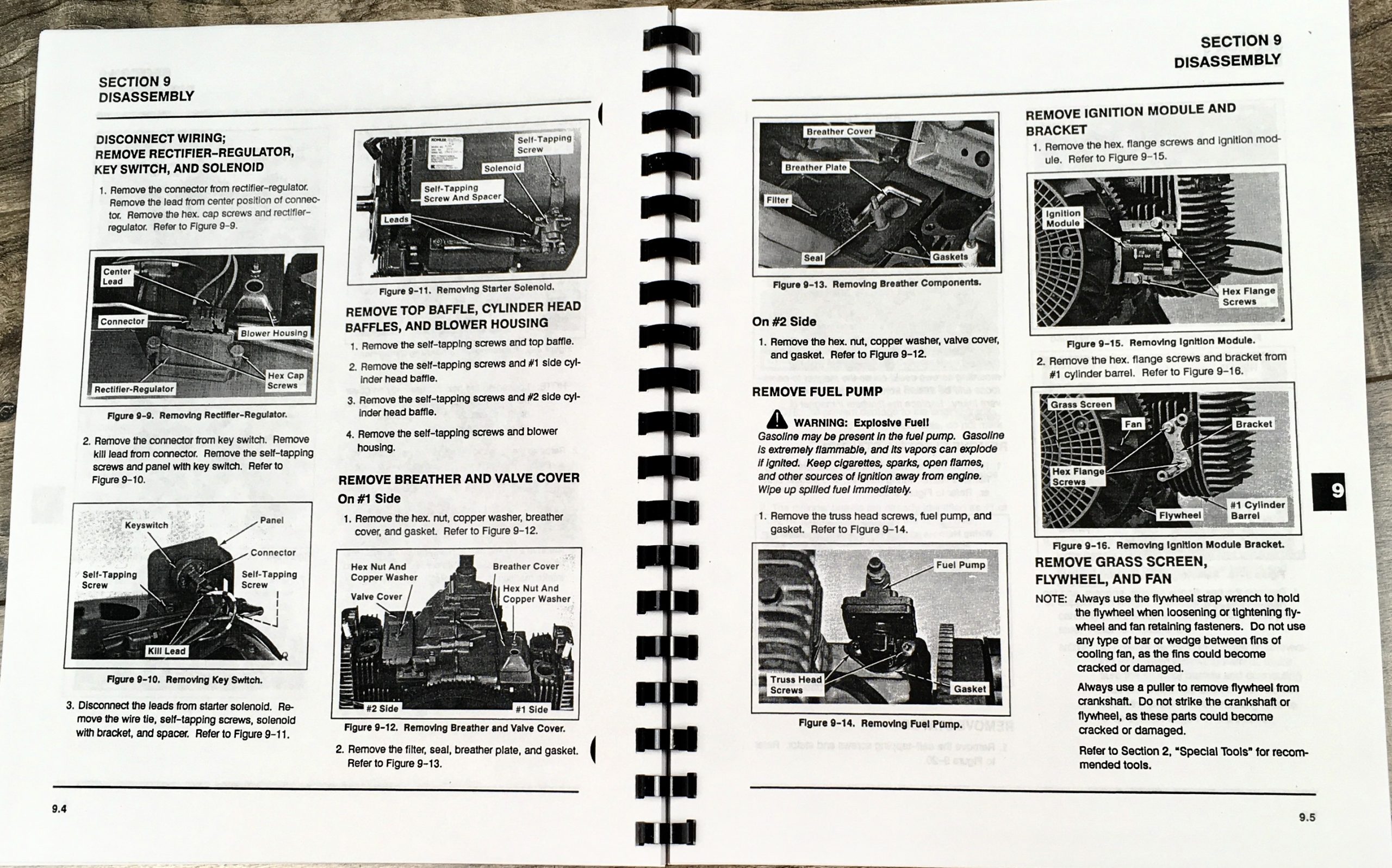 Cub Cadet 2072 Lawn Garden Tractor Service Repair Manual Kohler M20 20Hp Engine - Image 15