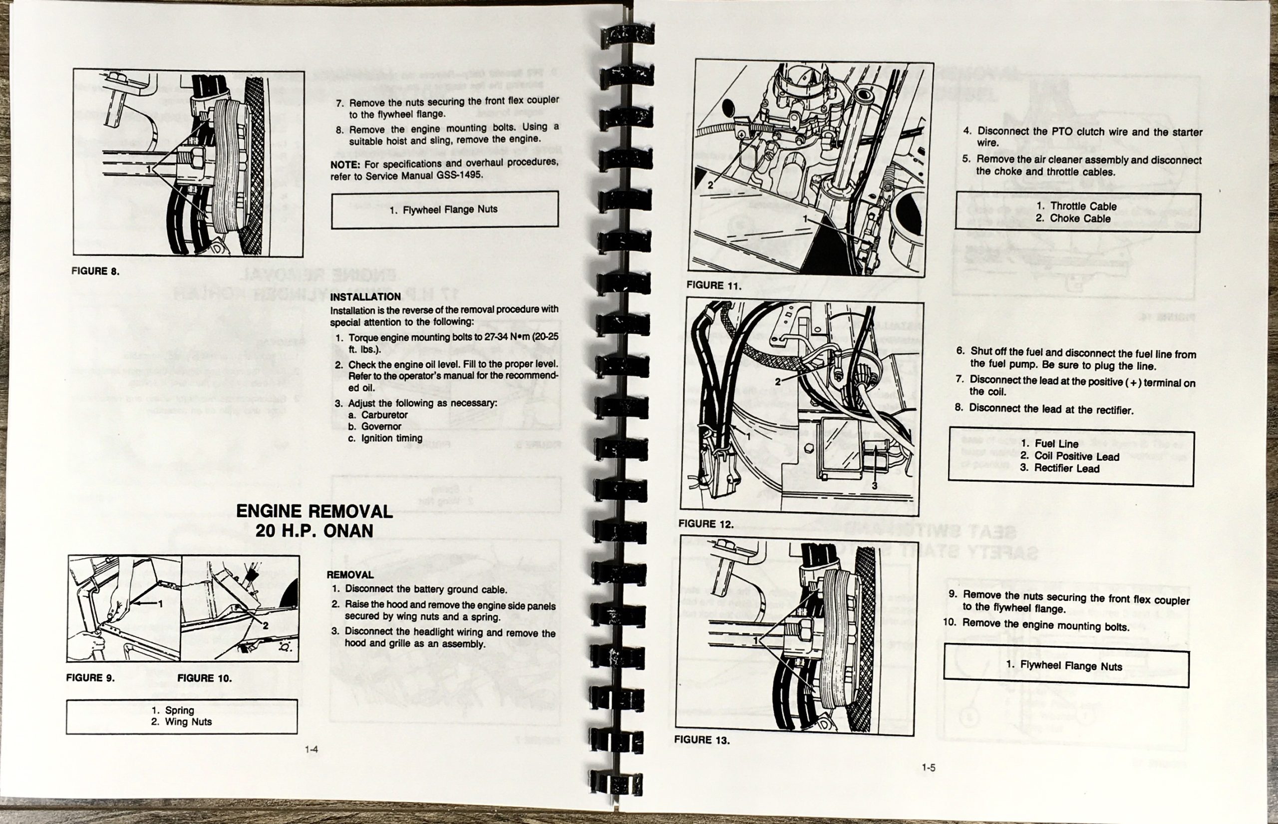 Cub Cadet 2072 Lawn Garden Tractor Service Repair Manual Kohler M20 20Hp Engine - Image 11
