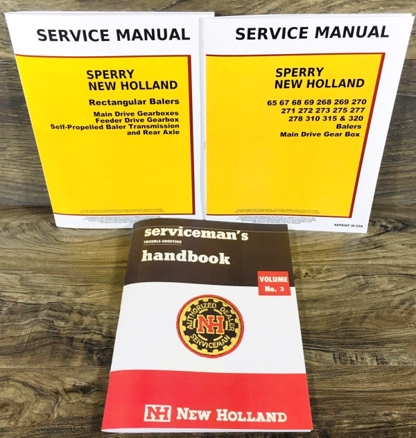 New Holland 268 Hayliner Baler Service Manual Set Repair Shop Workshop Book