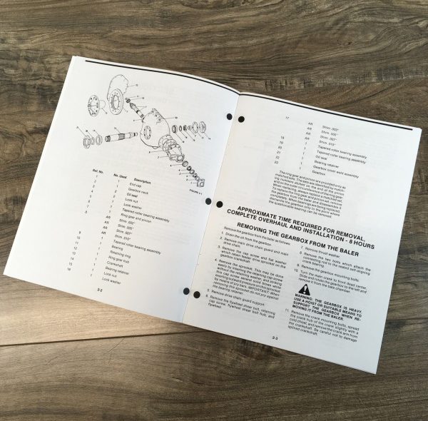 New Holland 268 Hayliner Baler Service Manual Set Repair Shop Workshop Book - Image 4