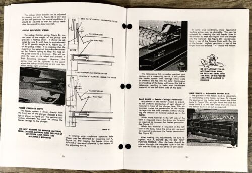 New Holland 276 Hayliner Baler Operators Manual – Printed Book – Peaceful Creek